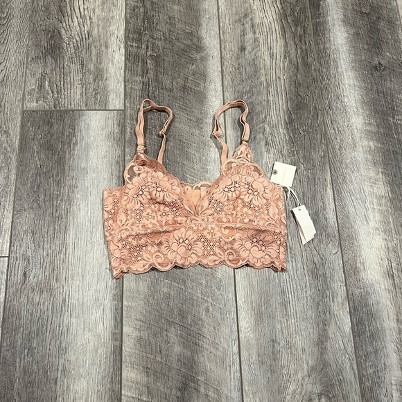HAH Hot As Hell Pink Lace Bralette - Picture 1 of 16